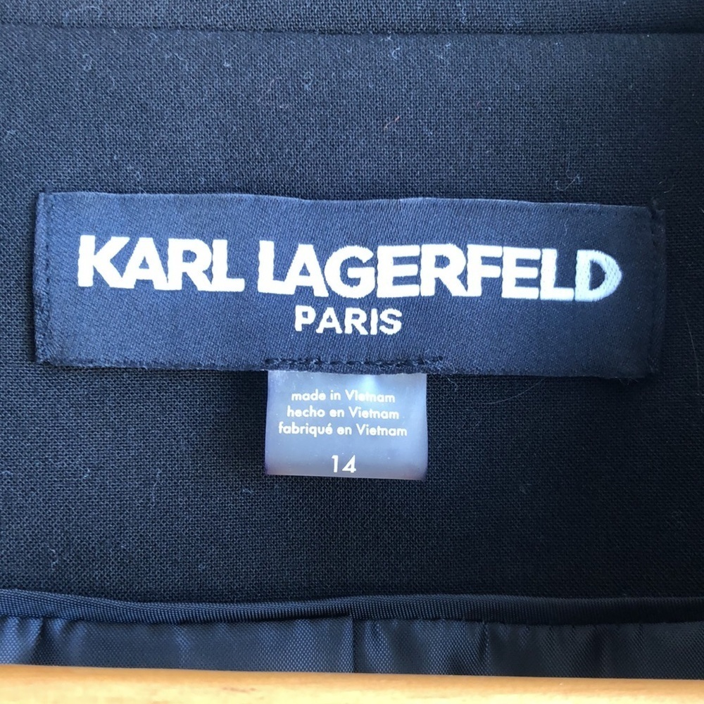 Karl Lagerfeld black blazer - Picture 6 of 8